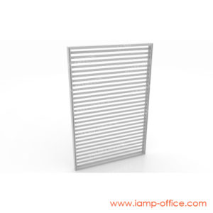 พาร์ติชั่นกระจกขัดลายเต็มแผ่น สูง 160 Cm. แบบไม่มีกล่องไฟ / มีกล่องไฟ