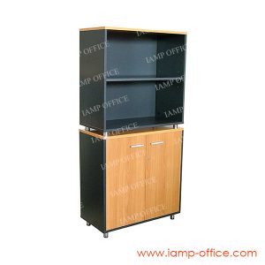 LK 165 O ตู้เอกสารสูงโล่ง-ล่างบานเปิด ขนาด 80x40x165 Cm.