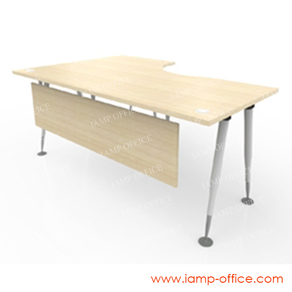 โต๊ะทำงาน L-SHAPE ขาเหล็ก รุ่น AP-SERIES