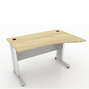 โต๊ะทำงาน แบบ S-SHAPE ( FUNCTION SERIES) Curled ขวา